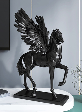 创意马摆件现代轻奢客厅电视柜家居装饰品办公室摆设乔迁开业礼品