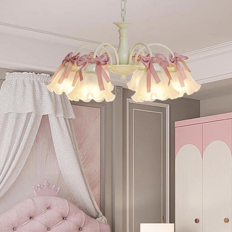 法式奶油风卧室吊灯少女蝴蝶结可爱客厅餐厅创意儿童房服装店灯具,淘宝优惠券,粉丝福利购,淘宝优惠卷