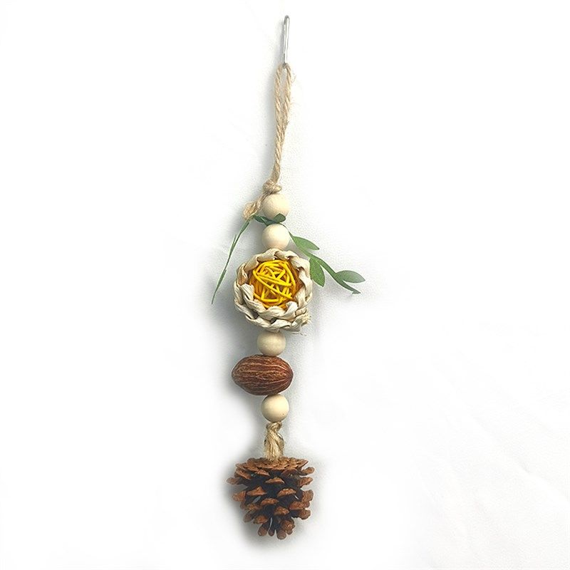 天然虎皮鹦鹉啃咬玩具零食解闷藤球磨嘴鸟笼挂件装饰造景用品大全,淘宝优惠券,粉丝福利购,淘宝优惠卷