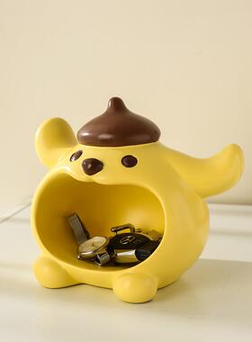 布丁狗钥匙收纳摆件玄关入户门口可爱桌面置物装饰品高颜值ins风