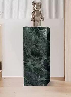 岩板置物花架轻奢高档装饰品家居客厅电视柜沙发旁边落地摆件底座