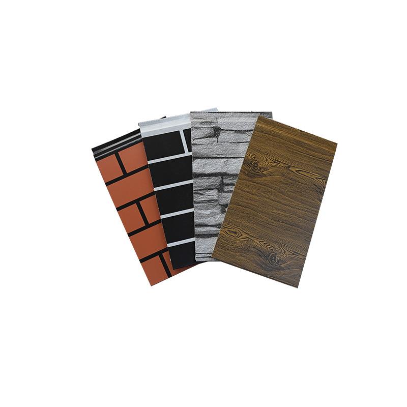 Source factory polyurethane sandwich panel sound insulation noise reduction fire retardant old house renovation insulation board metal carved board