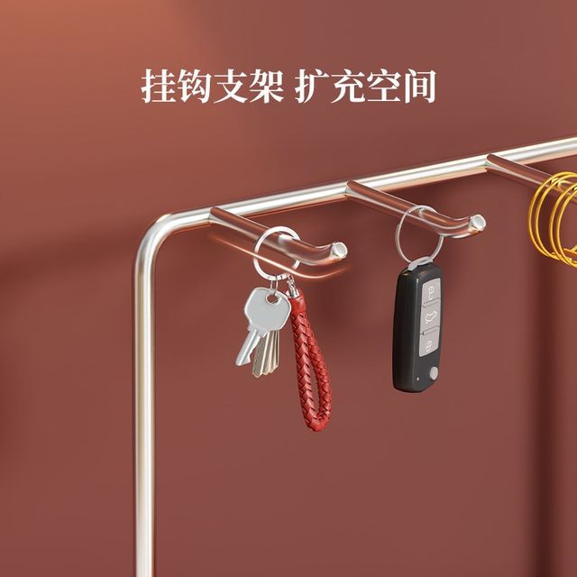The entrance key storage new Chinese desktop storage rack tray decoration box placed on the shoe cabinet at the entrance door