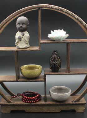 中式禅意小和尚摆件家居装饰工艺品客厅电视酒柜入户玄关桌面摆设