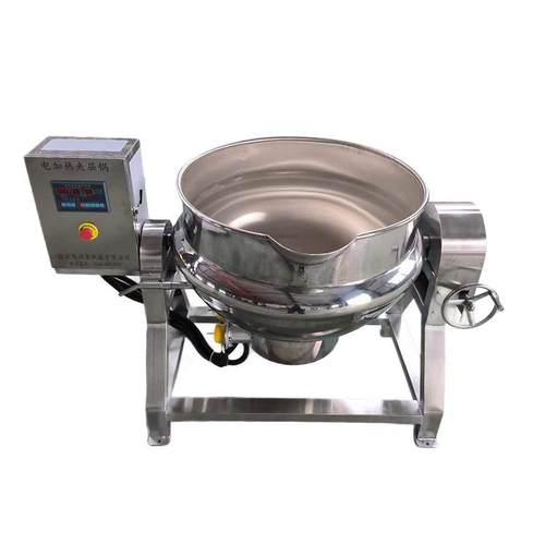 大型电加热自动搅拌动物油熬制设备可倾式枣糕熬煮锅猪油熬制锅 - 图3