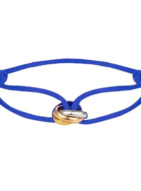 2024谢之遥李现同款手绳小皮筋送给男朋友情侣手T链一对头绳带手