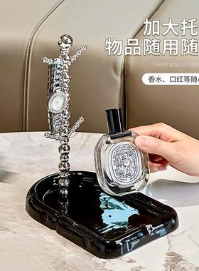 尊慕斯陶瓷玄关放钥匙收纳摆件入户进门口轻奢高档鞋柜饰品置物架