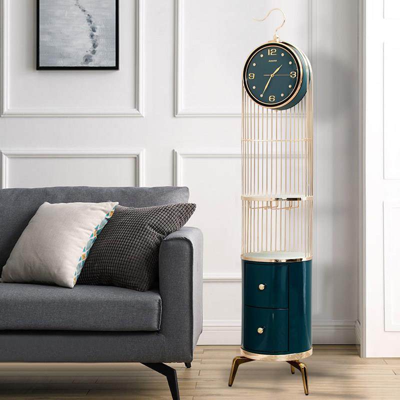 现代轻奢落地钟客厅角柜电视柜旁边摆件时钟家用时尚个性座钟立钟,淘宝优惠券,粉丝福利购,淘宝优惠卷