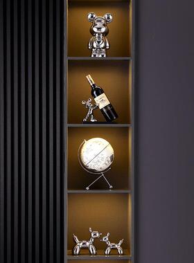 简约现代创意电镀气球狗客厅电视柜家居茶几装饰桌面小摆件高级感