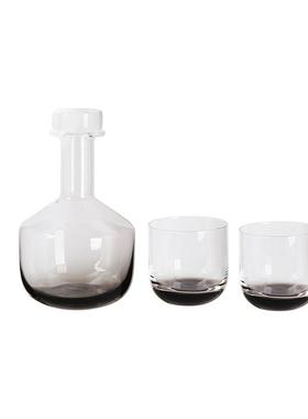 创意轻奢样板间酒柜酒杯酒具组合装饰品搭配售楼处水吧摆件展厅