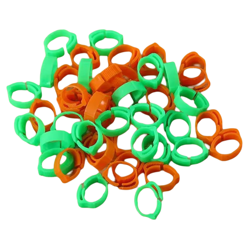 养殖厂鸡脚环自动卡扣鸡做记号防走失家禽识别扣环鸟用脚环标记,淘宝优惠券,粉丝福利购,淘宝优惠卷