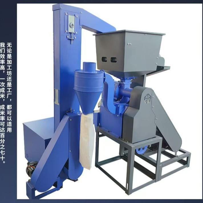 80商用600kg/时产能碾米机柴油电机两用稻谷剥谷机玉米大米碾米机 - 图2