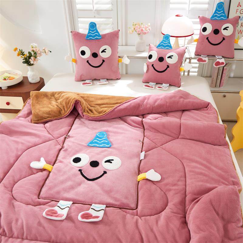 抱枕被子两用办公室午睡枕头毯子二合一汽车靠垫车载折叠空调盖毯,淘宝优惠券,粉丝福利购,淘宝优惠卷