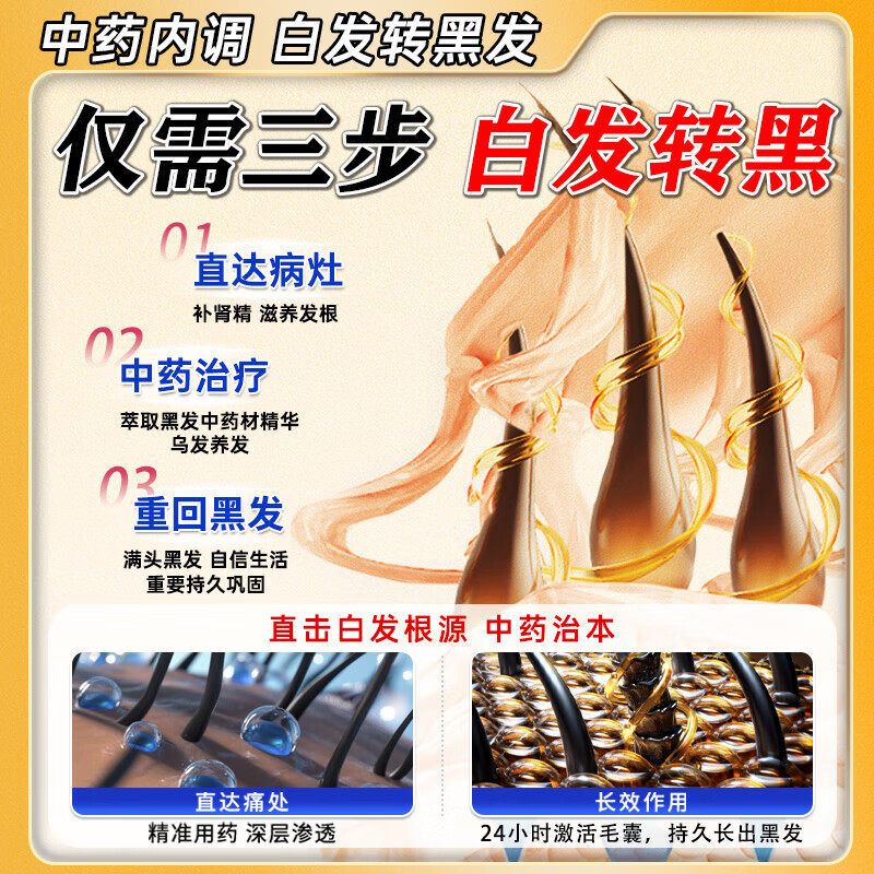 二至丸京北同非仁堂白发治发根转黑肾精亏虚气血不足严重白发脱发,淘宝优惠券,粉丝福利购,淘宝优惠卷