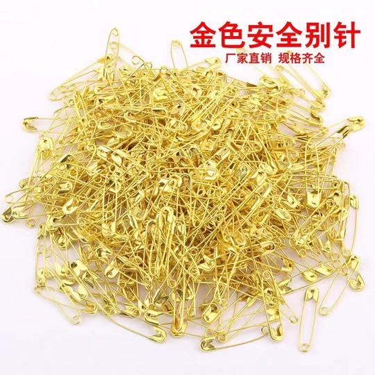 Brooch ice needle large pin large extra large thick and hard stainless steel foreign lock decorative pendant cute can be used as a quilt cover