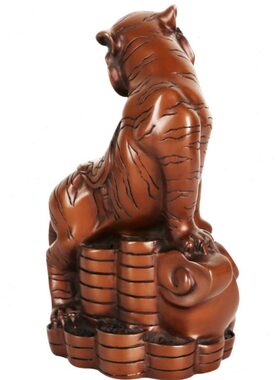 大工艺品铜生日生肖虎民族如意礼品开业老虎商业招财摆件仕缘紫