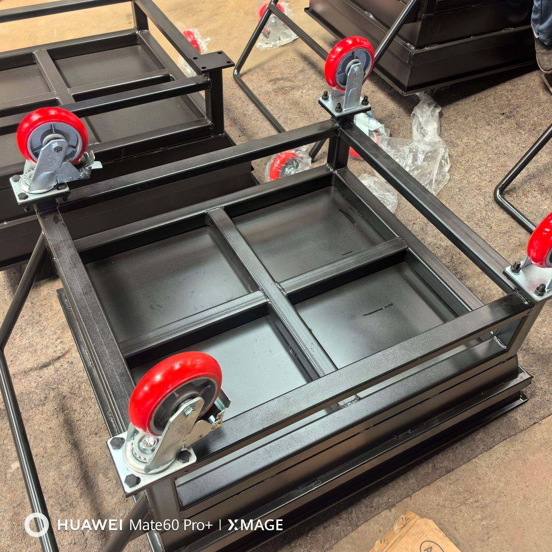 工业铁屑箱铁箱物料收集运输车加厚金属铁皮车机床排屑机专用小车,淘宝优惠券,粉丝福利购,淘宝优惠卷