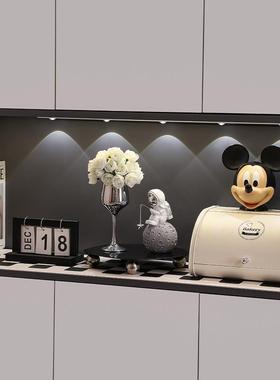 桌面钥匙收纳摆件抽屉式整理盒现代家居入户进门玄关置物架装饰品