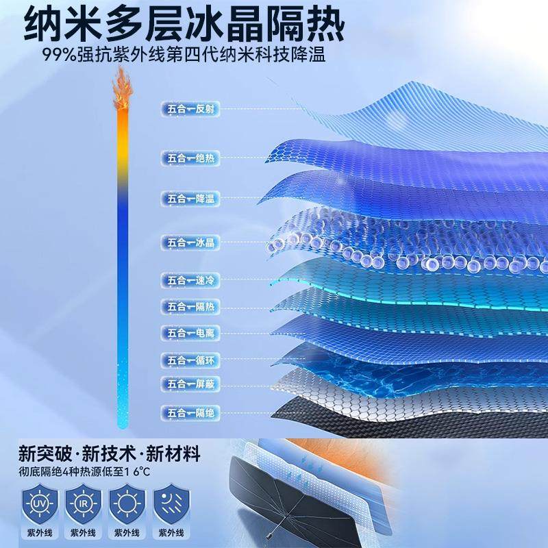 汽车遮阳伞全自动小车防晒隔热教练车太阳伞停车用私家车载遮阳棚,淘宝优惠券,粉丝福利购,淘宝优惠卷