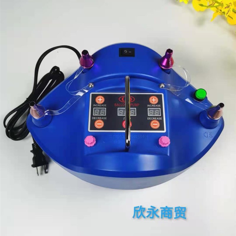 CD608全新升级电动气球充气机圆球充气泵计数定时定量操做气泵 - 图0