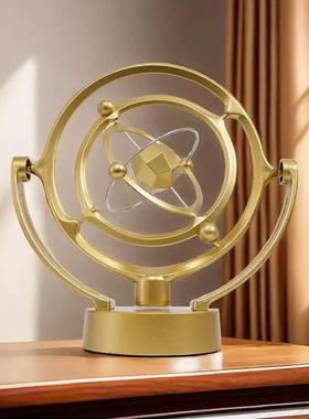 2025新款地球天体永动仪不停永动机创意桌面摆件牛顿摆装饰工艺品