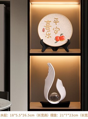 风生水起摆件高级感m酒柜装饰品客厅旺宅家居电视柜轻奢高档艺术