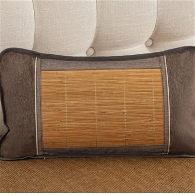 夏季蔺草枕席草席枕垫子天兰草枕巾双人席子枕片凉席Y枕头套单人 - 图1