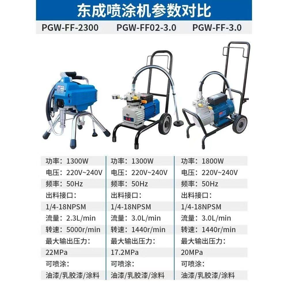 东成无气喷涂机全自动电动高压乳胶漆腻子粉多功能家用喷涂料机,淘宝优惠券,粉丝福利购,淘宝优惠卷