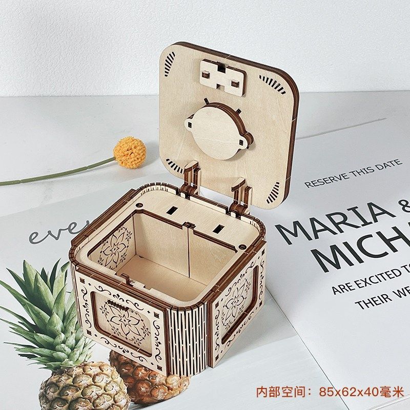 手工礼物生日送女生diy八音乐首饰盒积木质拼装模型鸟之诗圣诞节,淘宝优惠券,粉丝福利购,淘宝优惠卷