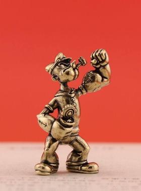 黄铜实心强水手创意桌、茶几、艺术装饰品、汽车、家庭桌面装饰品