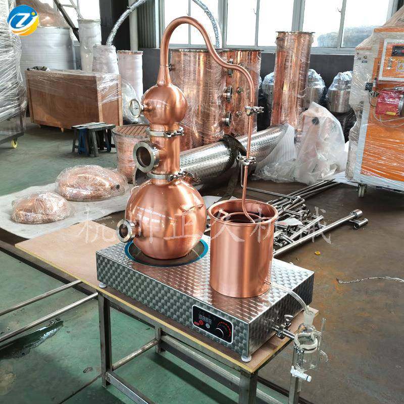10升葫芦纯露精油蒸馏设备紫铜玫瑰花露提取设备反应釜,淘宝优惠券,粉丝福利购,淘宝优惠卷