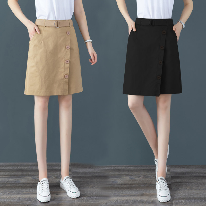 西装直筒港味夏季宽松2020潮五分裤 纤丝朵休闲裤