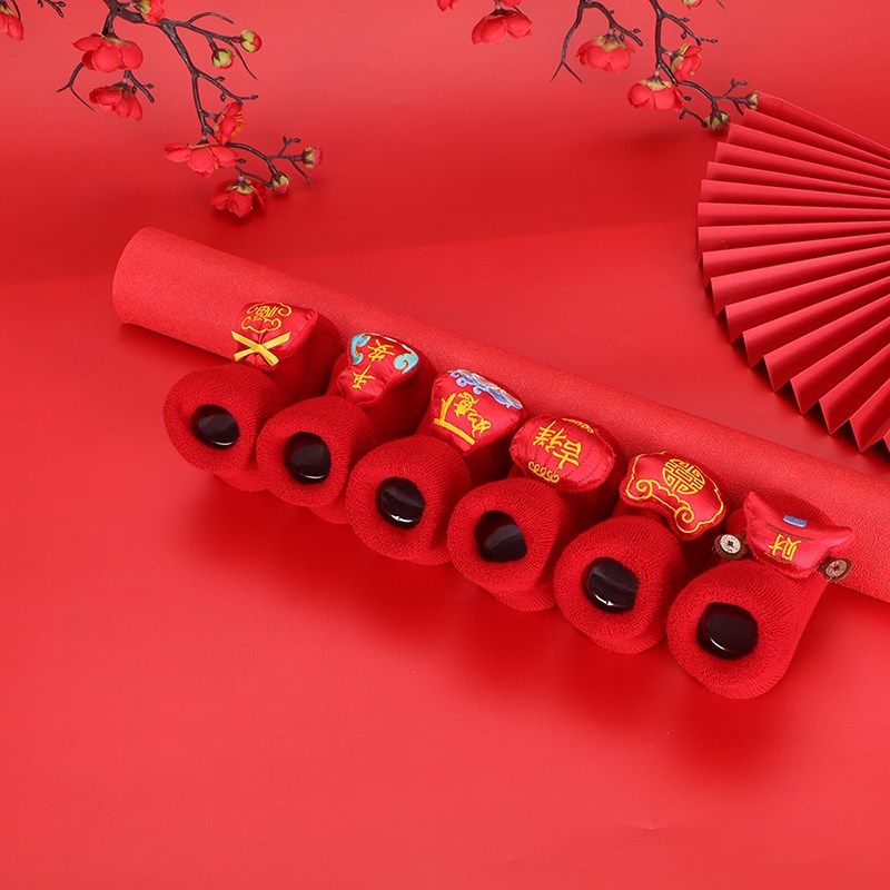 新年大红宝宝袜子秋冬周岁满月百天婴儿袜礼盒加厚防滑新生儿袜子,淘宝优惠券,粉丝福利购,淘宝优惠卷