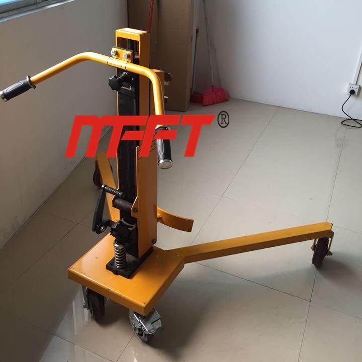 50kg直角液压油桶车圆桶托盘装卸搬运手推车升高推桶咬嘴搬运车,淘宝优惠券,粉丝福利购,淘宝优惠卷
