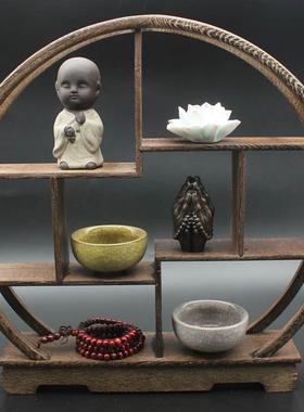 中式禅意小和尚摆件家居装饰工艺品客厅电视酒柜入户玄关桌面摆设