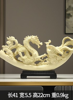 新中式老板茶室办公室高s档摆件领导高端大气上档次博古架装饰品