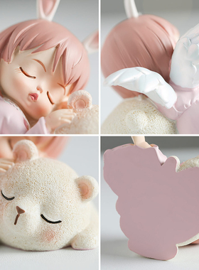 公主房间治愈系装饰品创意可爱女生卧室办公室工位桌面小摆件礼物