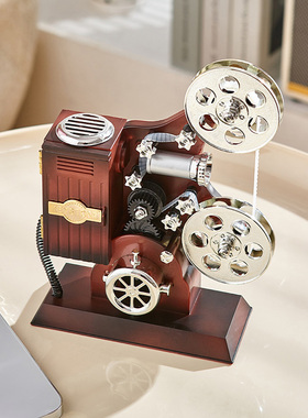 复古留声b机电视柜装饰摆件家居饰品音乐盒八音盒怀旧老物件小礼
