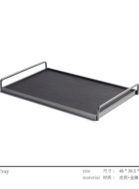 Boone软装 家居轻r奢琥珀色玻璃花器样板房间客厅插花瓶托盘摆件