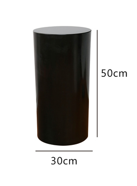 圆柱型圆型玄关落地大理石工艺品C摆件基座酒店会所雕塑展示底座