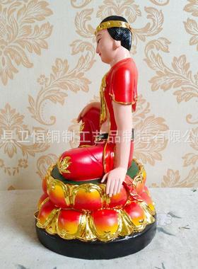 30高纯铜歪脖老母神像摆件玻璃钢歪脖老母家用寺庙供奉金属工艺品