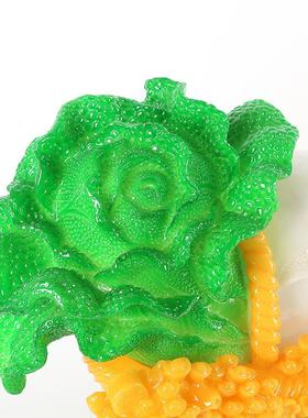 大号一揽百财招财白菜树脂摆件工艺品家居酒店前台办公室开业送礼