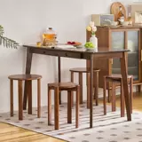 Нанчжу круглый стул журнальный столик для домашнего укладку комбинируемых табуреток современный обеденный стул обеденный стол простые складываемые табуретки запасные