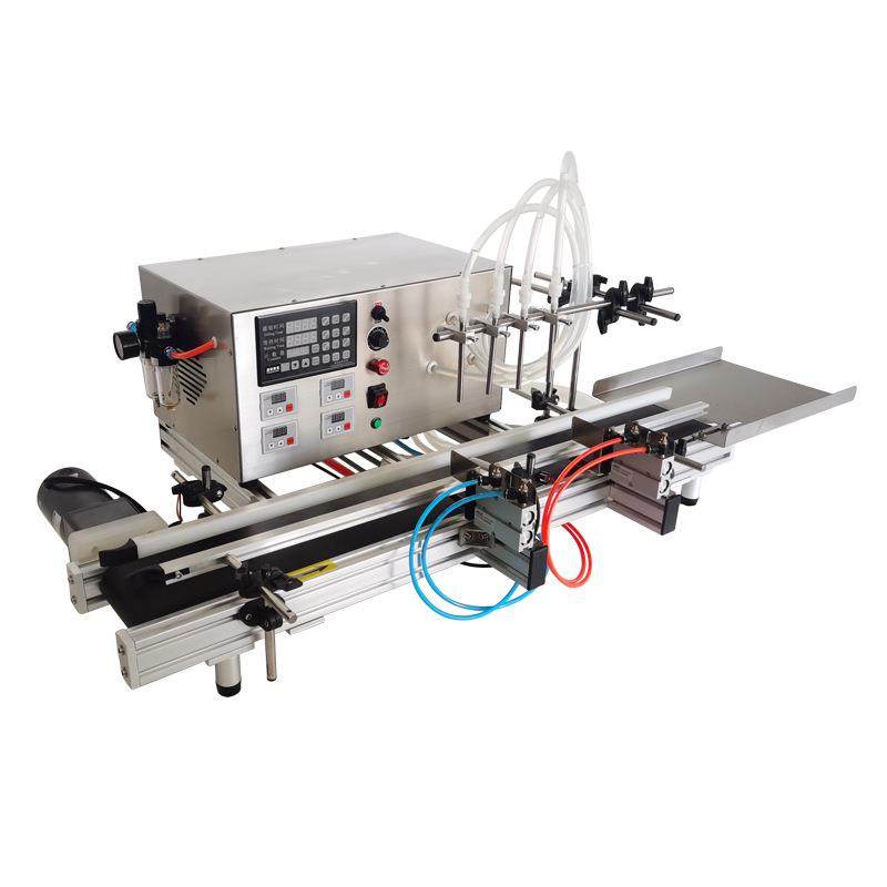 小型定量四头隔膜泵液体灌装机矿泉水果汁玻璃瓶全自动灌装,淘宝优惠券,粉丝福利购,淘宝优惠卷