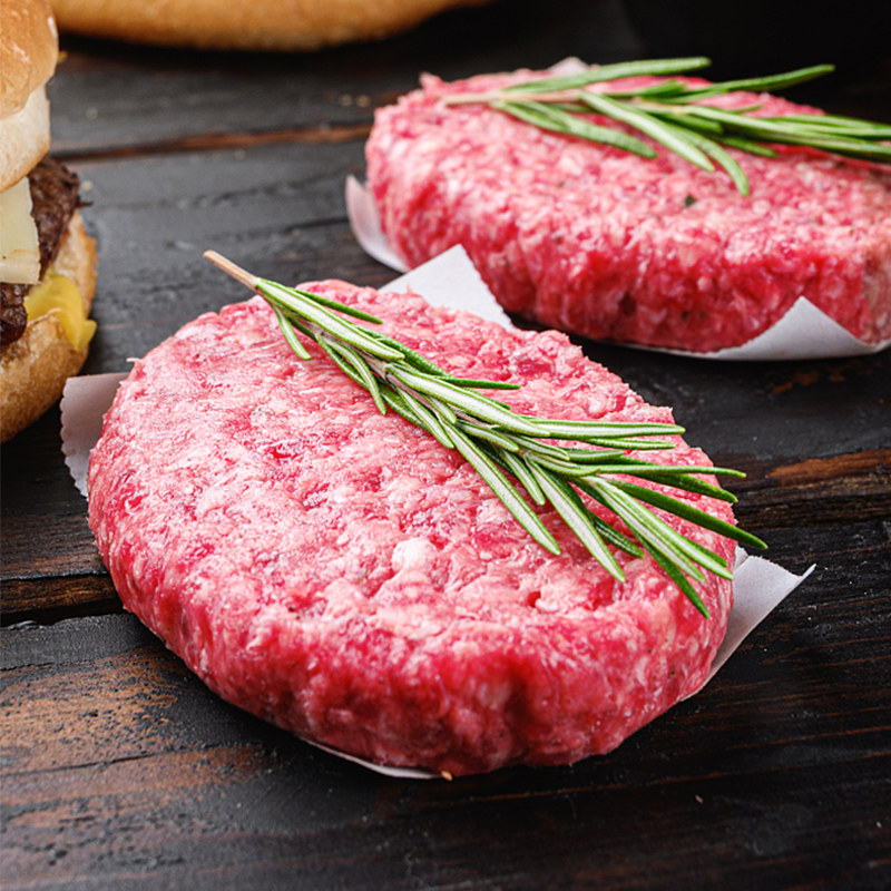 谷饲进口和牛牛肉饼10片牛肉馅无添加儿童孕妇汉堡肉饼半成品早餐,淘宝优惠券,粉丝福利购,淘宝优惠卷