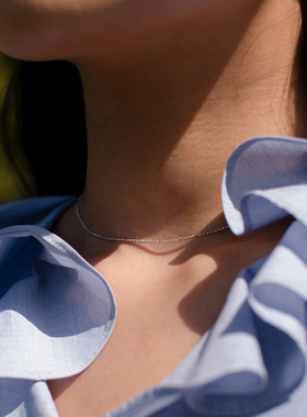 925纯银韩版小众意大利蛇骨链女高级感时尚INS博主款项链