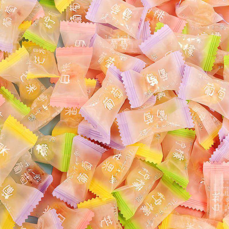 网红高颜值水果味夹心糖果独立包装硬糖休闲零食前台招待糖 - 图3