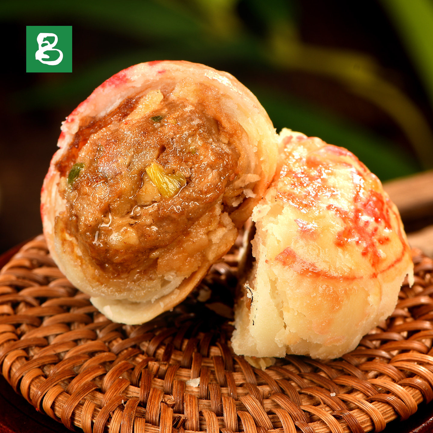 老大昌大鲜肉月饼生胚冷冻上海特产酥皮苏式饼中秋节早餐点心