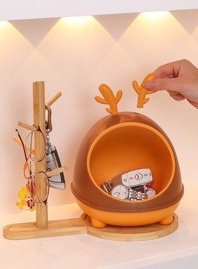 欢迎回家入户玄关创意摆件钥匙收纳盒家居客厅桌面装饰鞋柜置物架