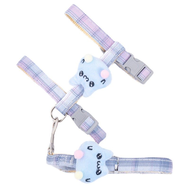 猫咪牵引绳猫咪H型胸背带遛猫绳小兔子防挣脱猫链子宠物狗狗绳子,淘宝优惠券,粉丝福利购,淘宝优惠卷